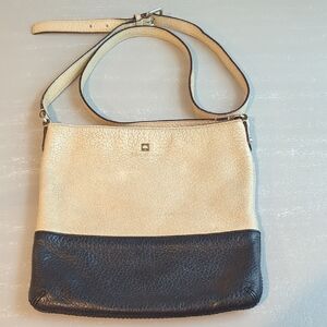 Kate Spade New York Southport Avenue Cora crossbody bag in ivory and black